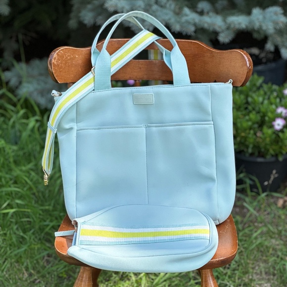 BLUE TOTE BAG - Picture 1 of 7